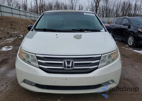 2012 Honda Odyssey Touring from USA, damaged, VIN 5FNRL5H93CB023549